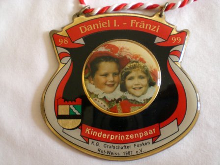 1998 1999 Kinderprinzen der KGGF Daniel Franzi